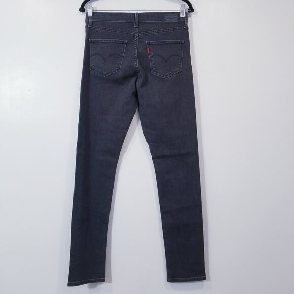 Levi's 311 Jeans Shaping Skinny Studded Gray Denim Mid Rise - Picture 3 of 15